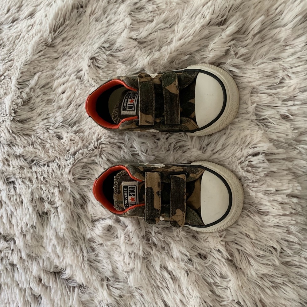 Converse camo sneakers